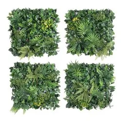Siepe sintetica 4 pannelli da parete mix playas (50x50cm) 0790484 - immagine 1