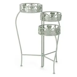 Porta piante acciaio 3P pieghevole (44x65cm) HARRIET Salvia 0741444 - immagine 1
