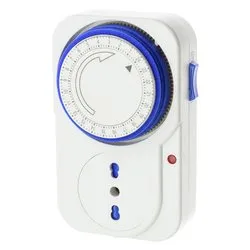 Presa programmabile timer giornaliero ( 2P+T 10/16A (bipasso std italiano) ) Bianco 09271 - immagine 1