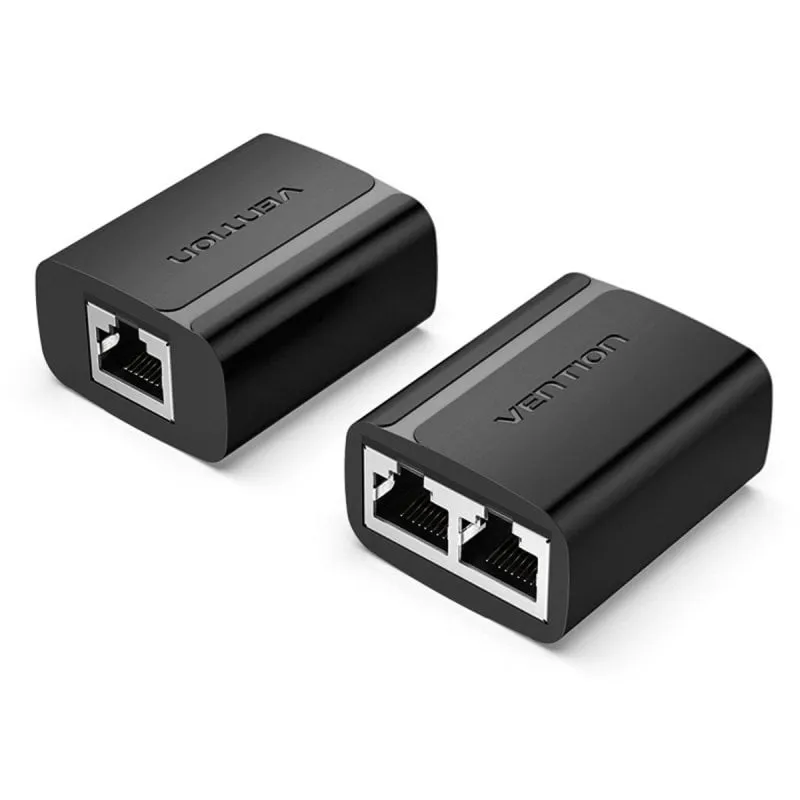 Divisore RJ45 Vention IPTB0 100Mbps 2 Unità Nero Divisore RJ45 Vention IPTB0 100Mbps 2 Unità Nero - immagine 1