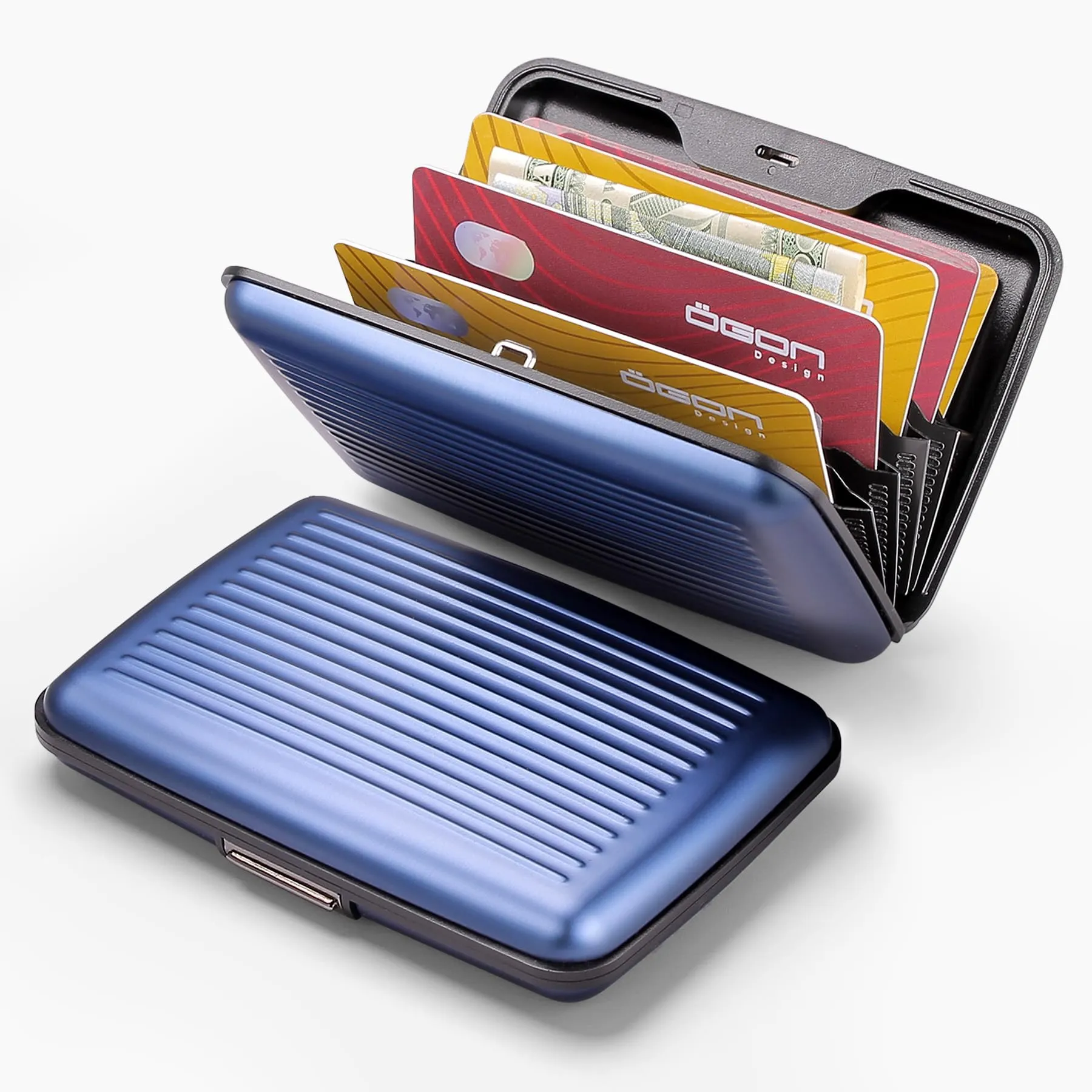 Portacarte in alluminio con protezione RFID. Modello: STOCKHOLM PREMIUM - immagine 2