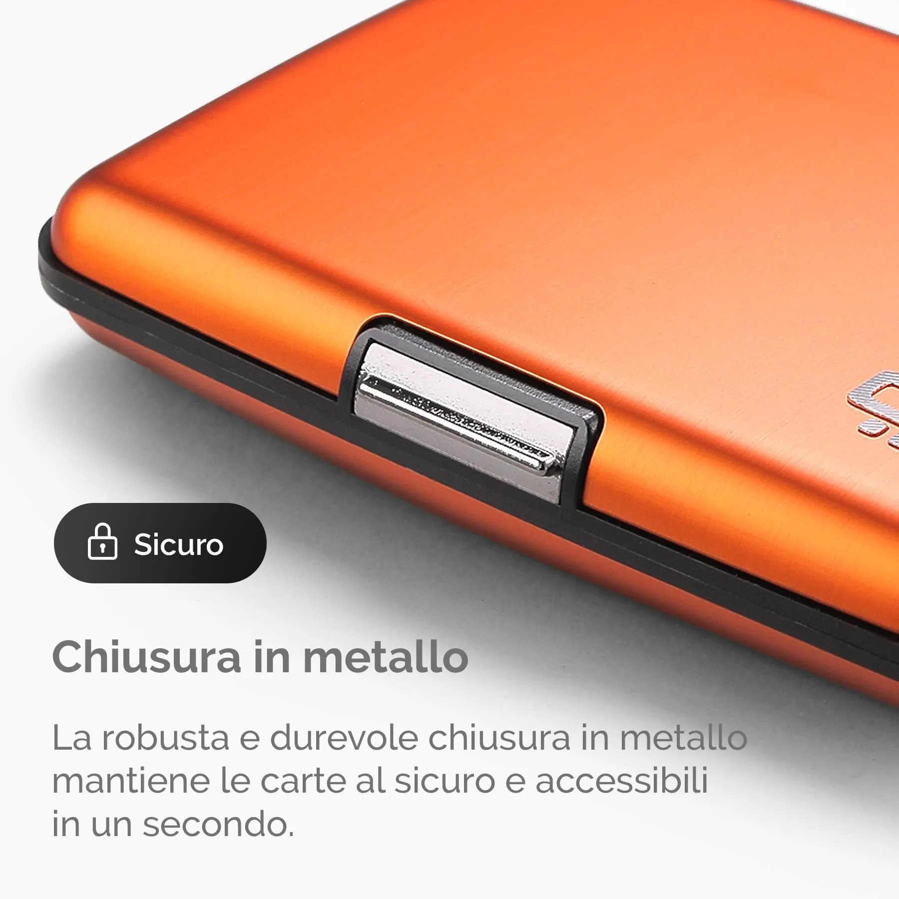 Portacarte in alluminio con protezione RFID. Modello: STOCKHOLM PREMIUM - immagine 5