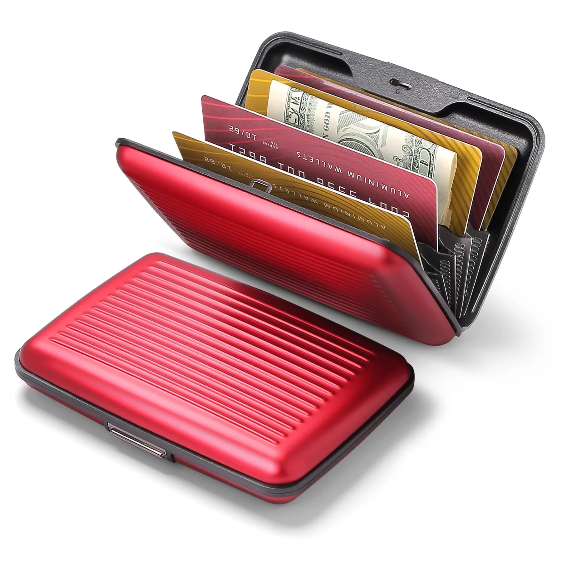 Portacarte in alluminio con protezione RFID. Modello: STOCKHOLM PREMIUM - immagine 2