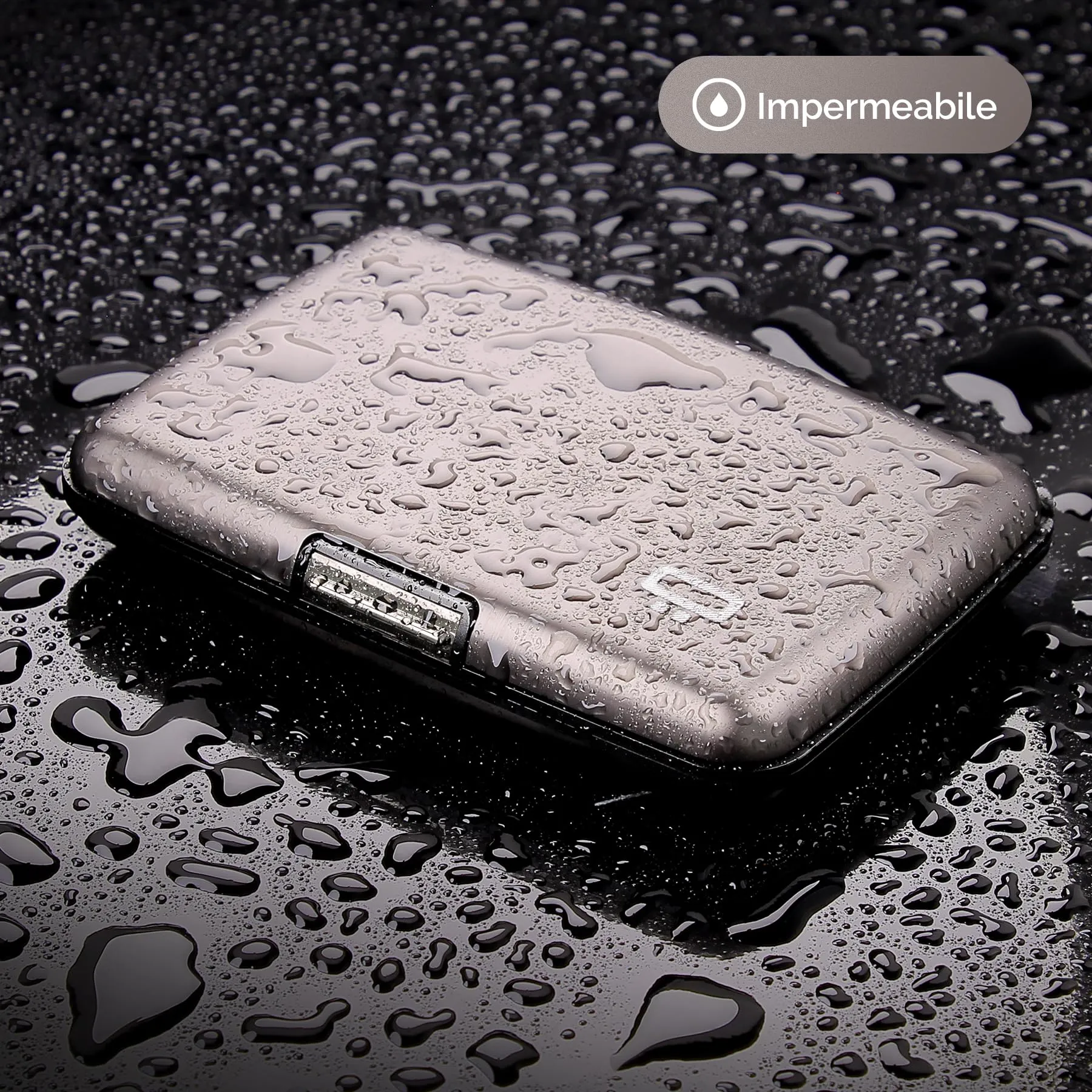 Portacarte in alluminio con protezione RFID. Modello: STOCKHOLM PREMIUM - immagine 7