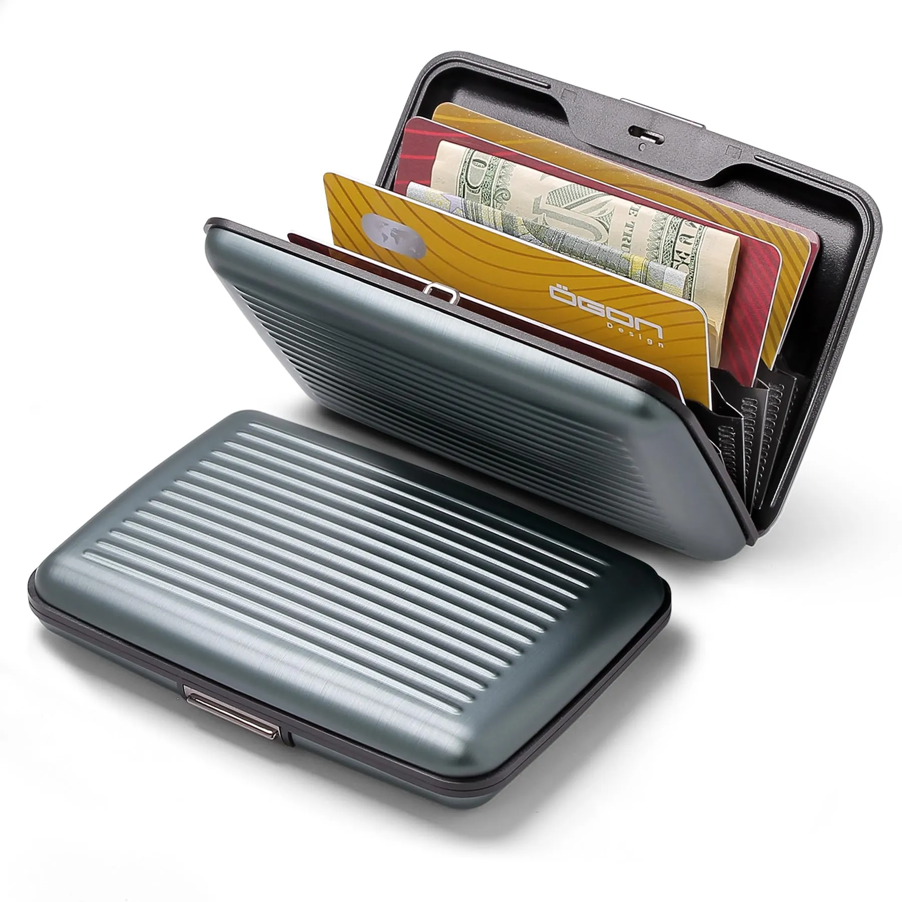 Portacarte in alluminio con protezione RFID. Modello: STOCKHOLM PREMIUM - immagine 2