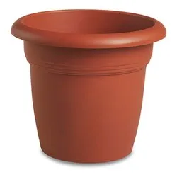 Vaso piante tondo plastica (35x27cm) MEDITERRANEO Terracotta 82350 - immagine 1