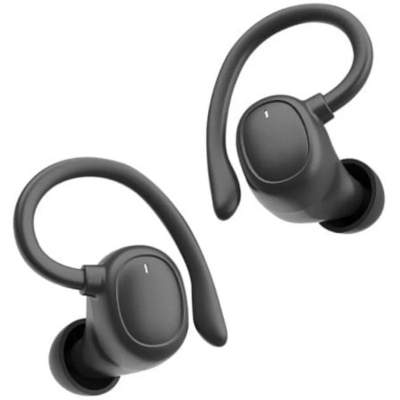 Auricolari Muvit iO Sport Bluetooth Wireless Cancella Rumore Nero - immagine 1