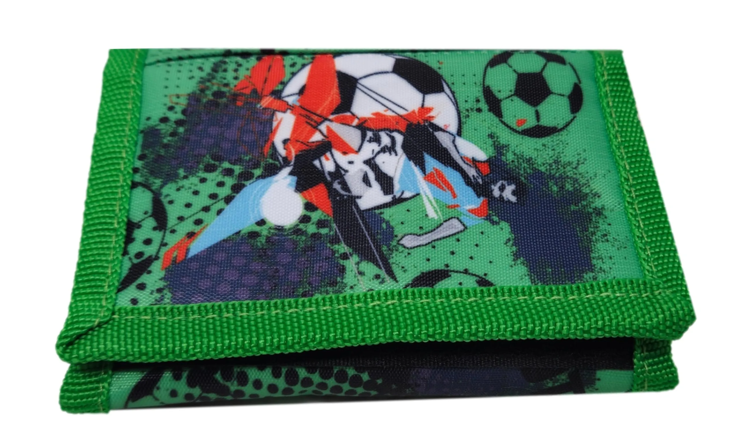 Theonoi - Ottima idea regalo Cavalli/Portafoglio per bambini/Portamonete/Portafoglio/Borsello, calcio, 9 x 13 cm - immagine 2