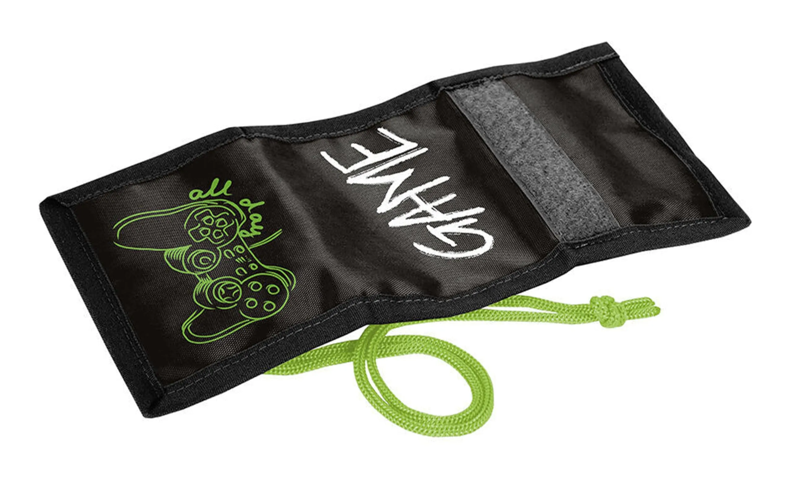 Theonoi Ottima idea regalo Cavalli/portafoglio per bambini/portafoglio/portafoglio/portafoglio/portafoglio, Gamer Black, 9 x 13 cm, Strip - immagine 4