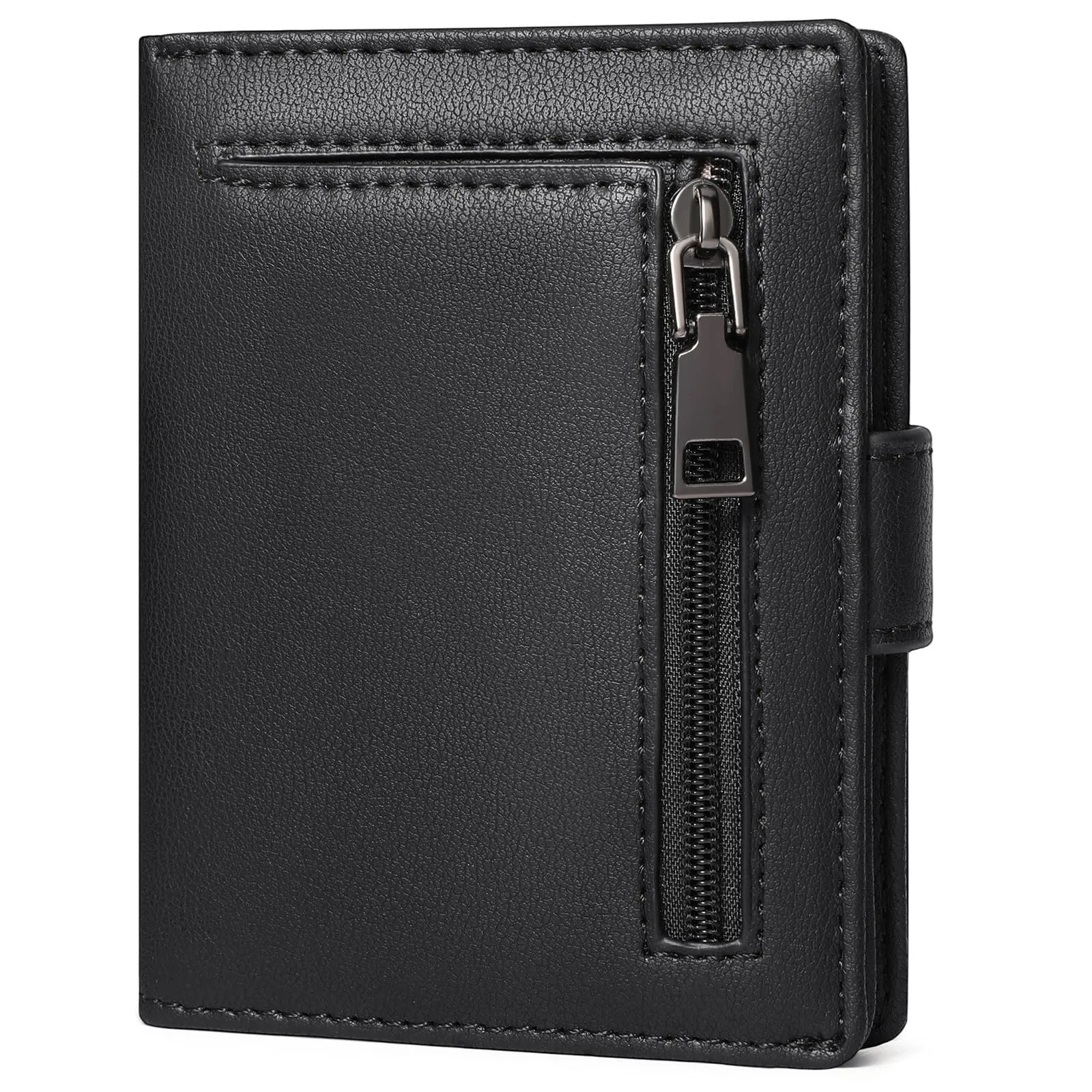 GAEKEAO Portafoglio Uomo, Portacarte con Scomparto per Monete e Protezione RFID, Portafoglio Uomo in Pelle con Tasca con Cerniera - immagine 1