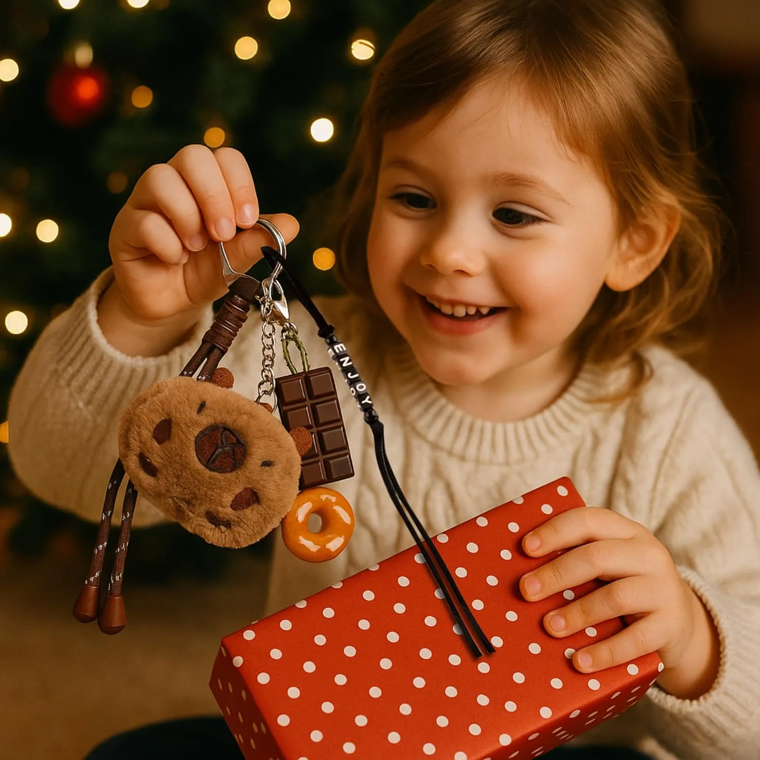 Georgie Porgy Portachiavi Borse Accessori per Donna Borsa Ciondolo Borsa Charm Zaino Scuola Borsa Sportiva Cute Keychain Regali per Ragazze (Capybara Pane Enjoy) - immagine 9