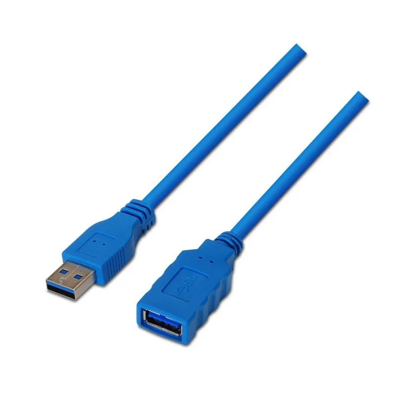 Cavo prolunga USB 3.0 AISENS A105-0045 1m Blu 5Gbps USB A Maschio Femmina - immagine 1