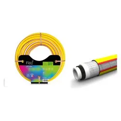 Tubo flessibile 5 strati (50 mt ; d.5/8") FLORA Giallo 770422065059037 - immagine 1