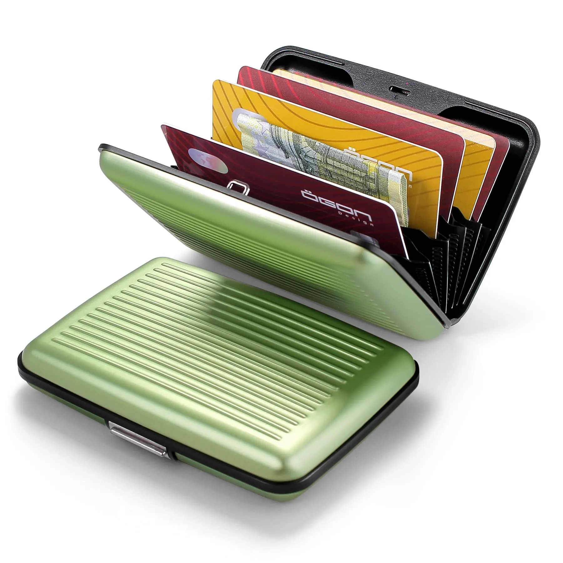 Portacarte in alluminio con protezione RFID. Modello: STOCKHOLM PREMIUM - immagine 2