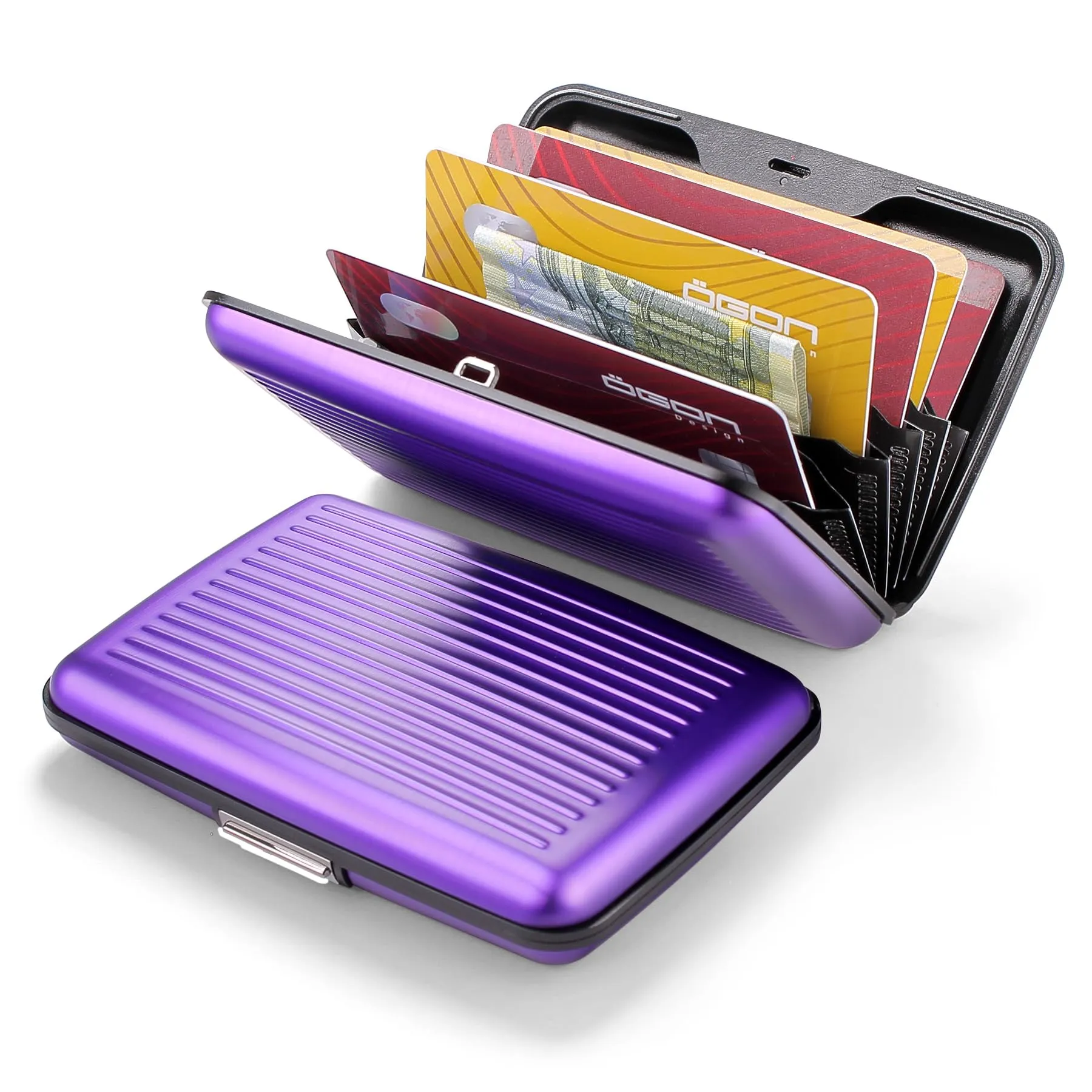 Portacarte in alluminio con protezione RFID. Modello: STOCKHOLM PREMIUM - immagine 2
