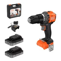 Trapano percussione (18V; 2 batterie; 2,5Ah) Brushless POWERCONNECT BLD783E2K QW - immagine 1