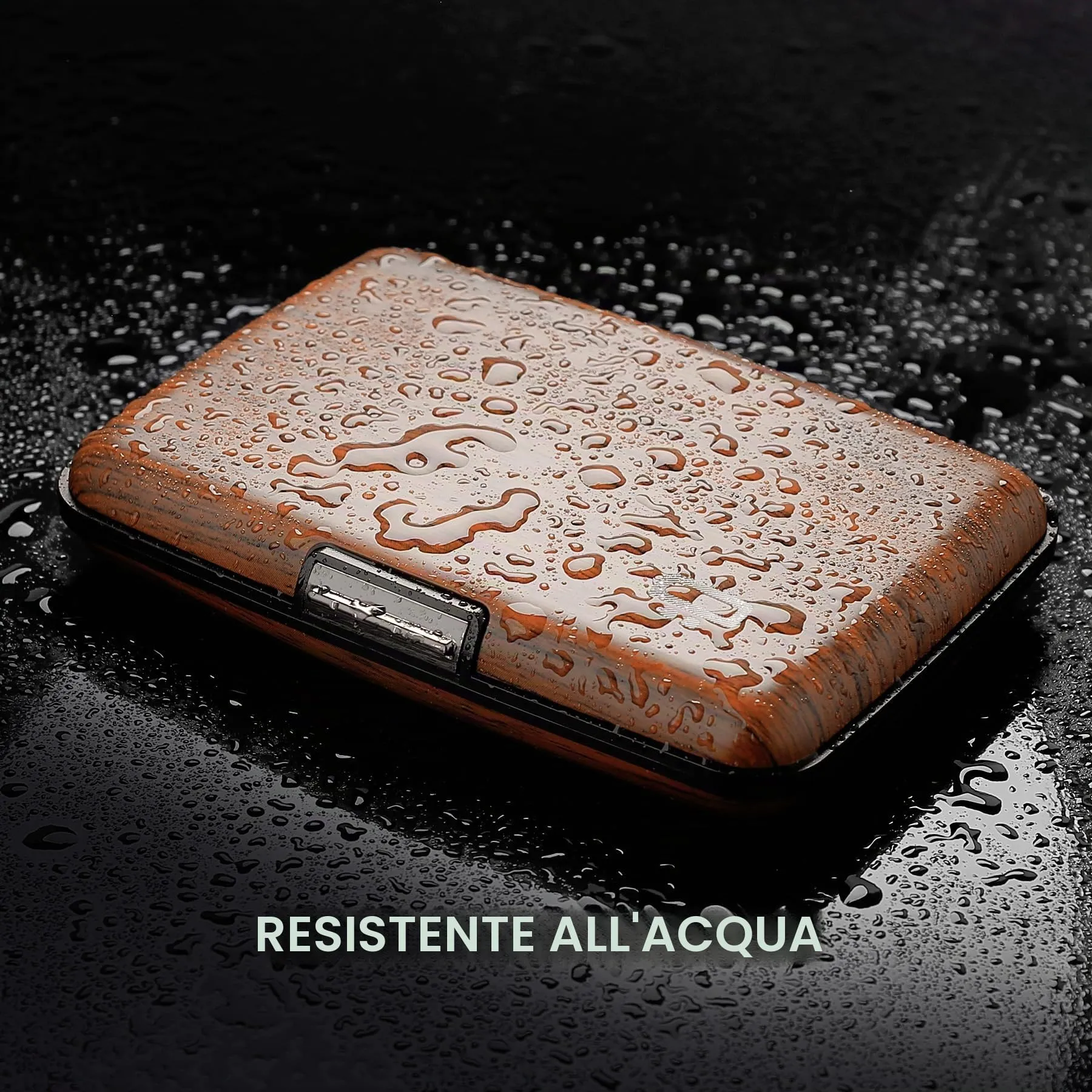 Portacarte in alluminio con protezione RFID. Modello: STOCKHOLM PREMIUM - immagine 4