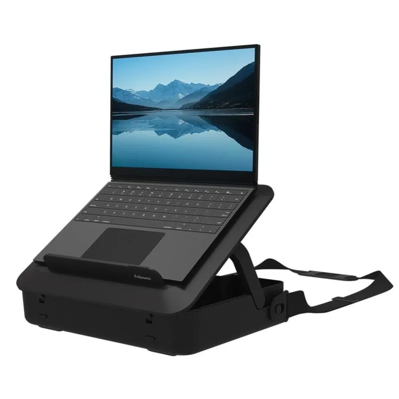 Custodia Rigida Fellowes BREYTA per Supporto Laptop 14" Nero 1,7 kg - immagine 1