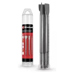 Set scalpelli SDS Plus 3 pz punta, piatto, spatola per martelli 49247200 - immagine 1