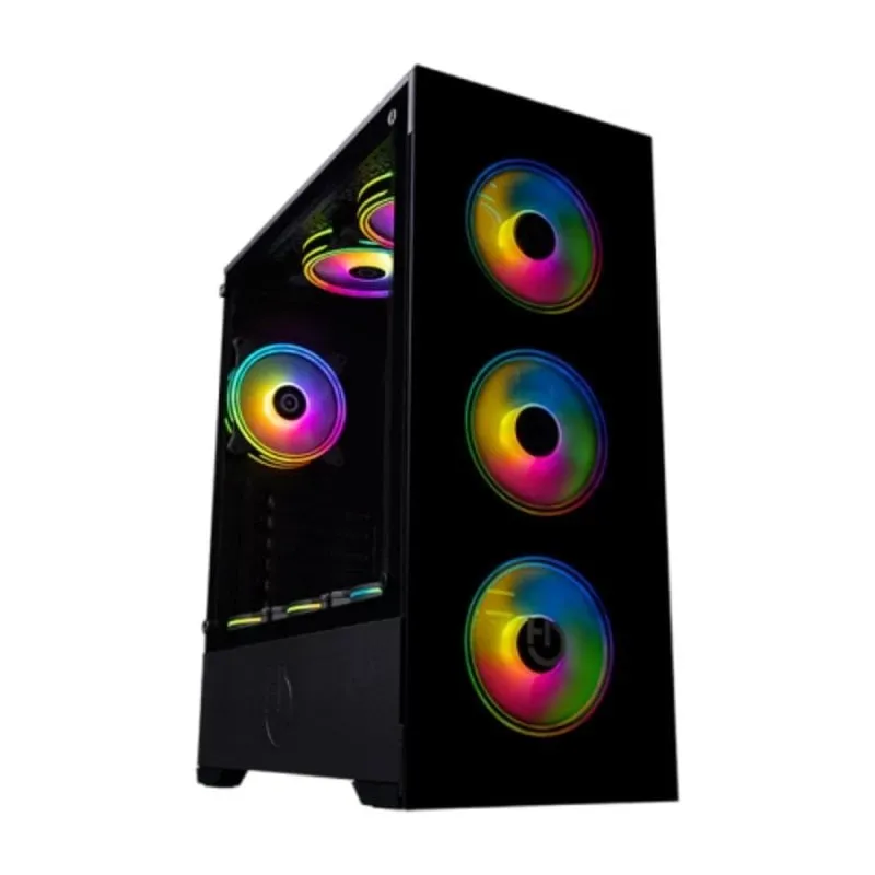 Case PC Hiditec Z20 Aura Midi Tower RGB ATX Micro ATX ITX Case PC - immagine 1