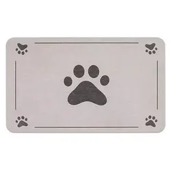 Tappeto Sottociotola animali (50x30cm) PAW Grigio 26651100 - immagine 1