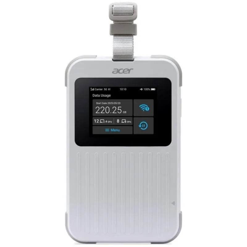 Enrutador Portatile Acer Connect M6E Wi-Fi 6E 4096MB 5G Dual-band IP68 - immagine 1