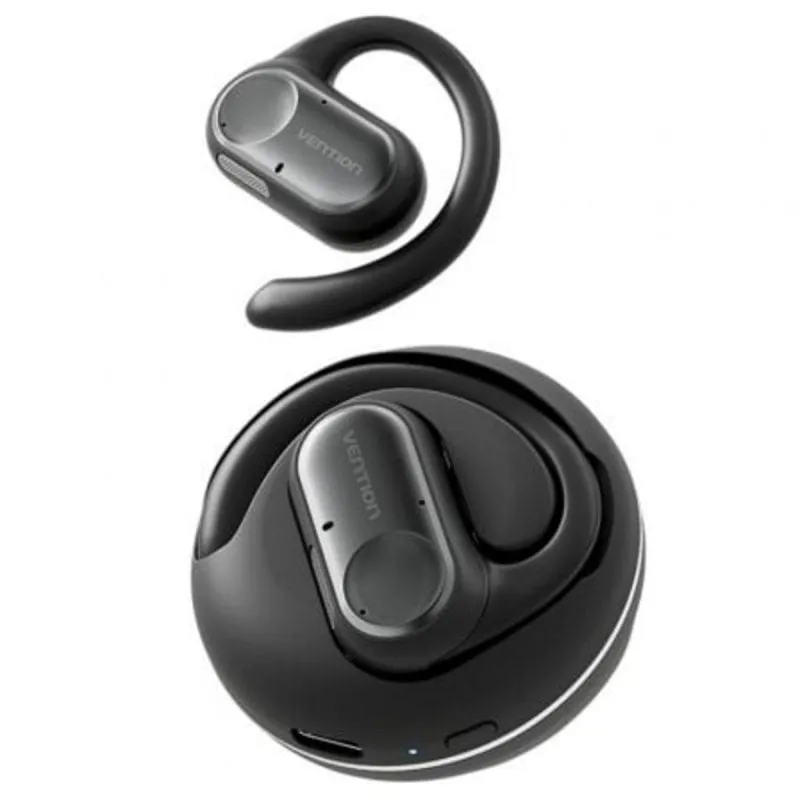 Auricolari Vention wireless bluetooth con Open Ear Nero USB Tipo-C Bluetooth 5.3 - immagine 1