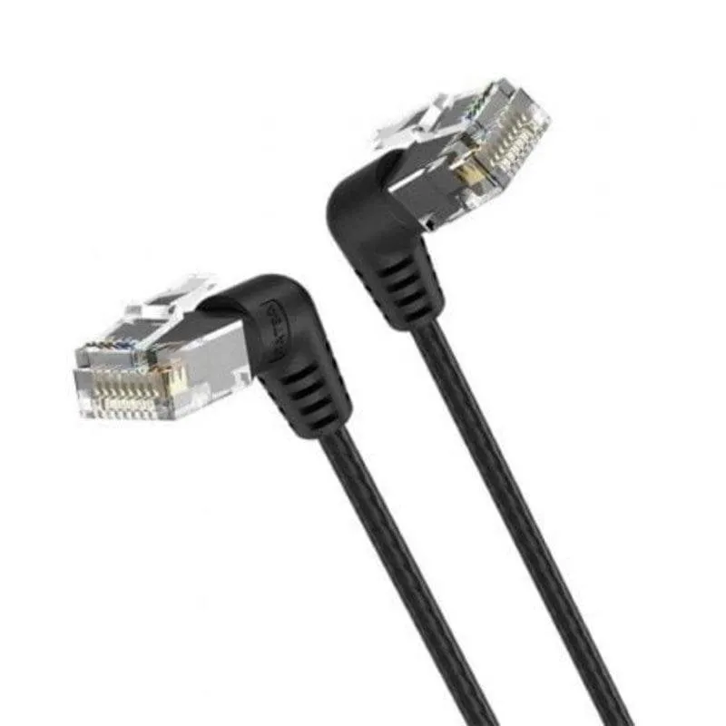 Cavo di rete Vention IBOBG Cat.6A 1,5m RJ45 Testa Rotante 360° Nero - immagine 1
