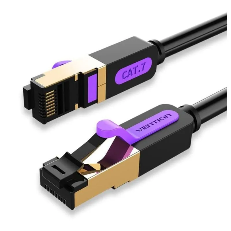 Cavo Rete RJ45 SFTP Vention ICDBF Cat7 1m Nero Cavo Rete RJ45 SFTP Vention ICDBF Cat7 1m Nero - immagine 1
