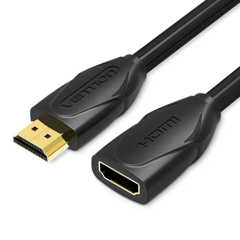 Cavo prolunga HDMI Vention VAA-B06-B300 3m Maschio - Femmina Nero Cavo prolunga HDMI Vention VAA-B06-B300 3m Maschio - Femmina Nero - immagine 1