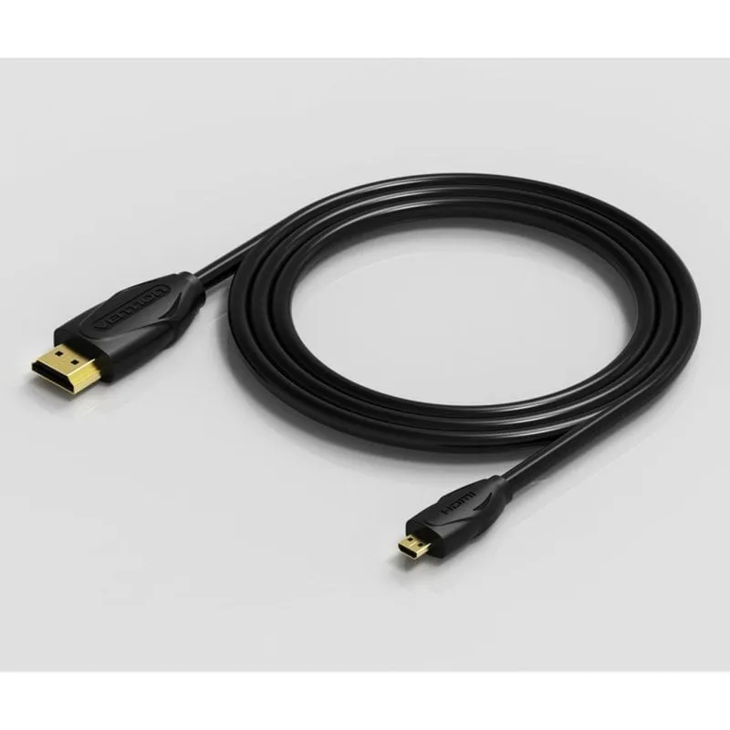 Cavo HDMI Vention VAA-D03-B300 3m HDMI Maschio - Micro HDMI Maschio Nero Cavo HDMI Vention VAA-D03-B300 3m HDMI Maschio - Micro HDMI Maschio Nero - immagine 1