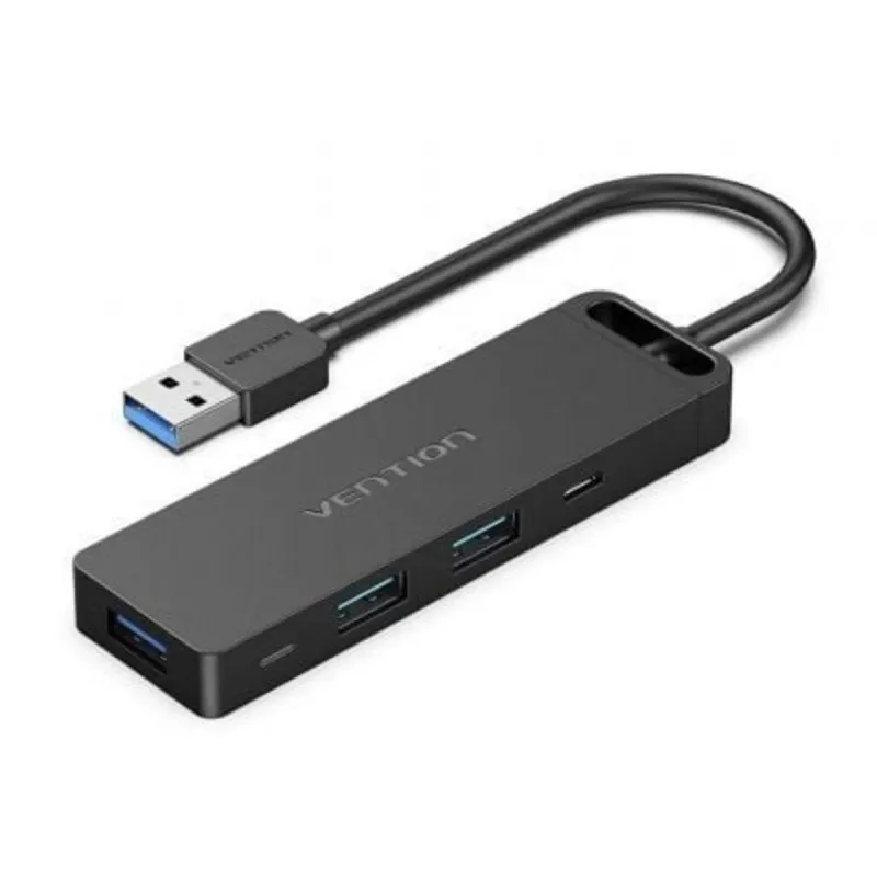 Docking Vention CHVBB USB 3.0 3xUSB MicroUSB PD Lettore Schede Nero - immagine 1