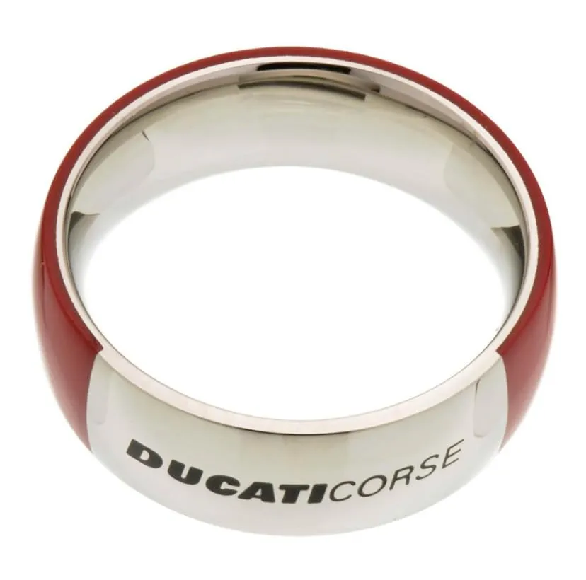 DUCATI Anello Uomo Donna Rosso Racing Jewels - immagine 1