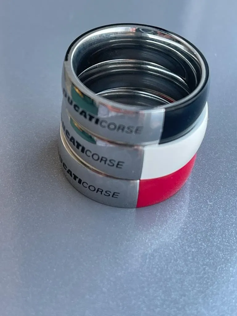 DUCATI Anello Uomo Donna Rosso Racing Jewels - immagine 3