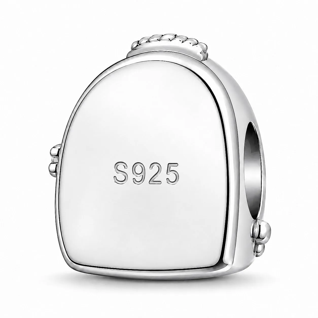 MariaFonte Charm Zaino Compatibile Tutte Marche Pendente Scuola Diploma Gufo Pergamena Cappello Libro Cuore Stella Compleanno Anniversario Ciondoli Originale Bead Argento - immagine 2