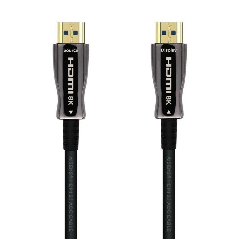 Cavo HDMI Aisens A153-0522 8K 60m Fibra Ottica e Rame HDR 48Gbps - immagine 1