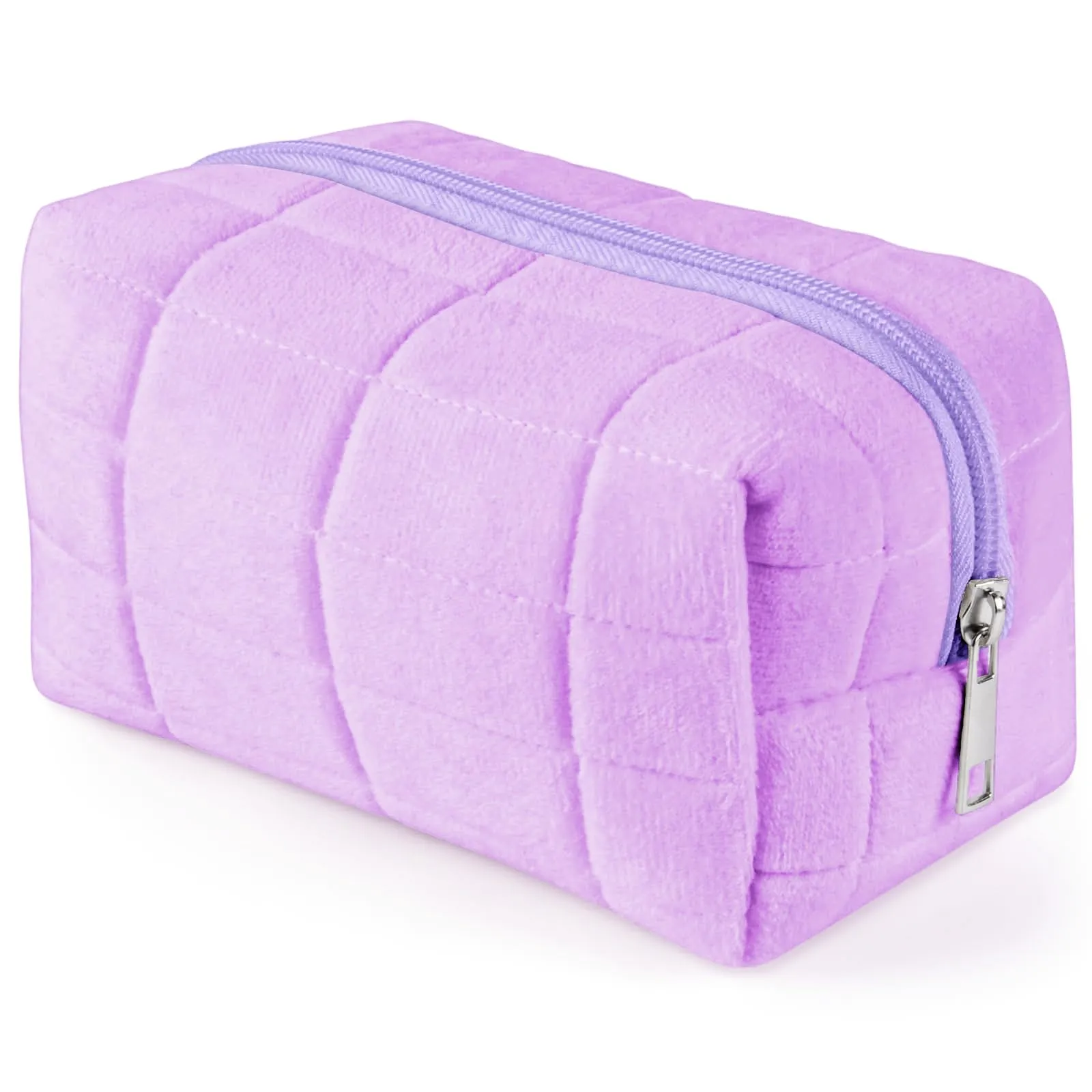 Aucuu Borsa per Cosmetici in Peluche, Borsa da Toilette da Viaggio, Borsa per Trucchi in Peluche, per Cosmetici, per Donne e Ragazze - immagine 1