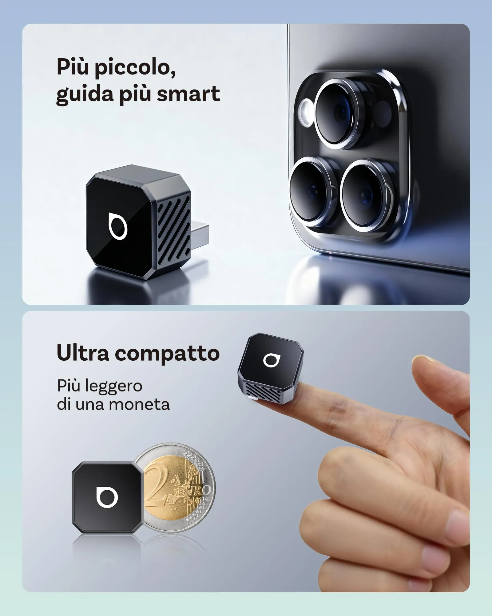 OTTOCAST Mini Pot, 2026 Nuovo Adattatore Wireless CarPlay & Android Auto - immagine 3