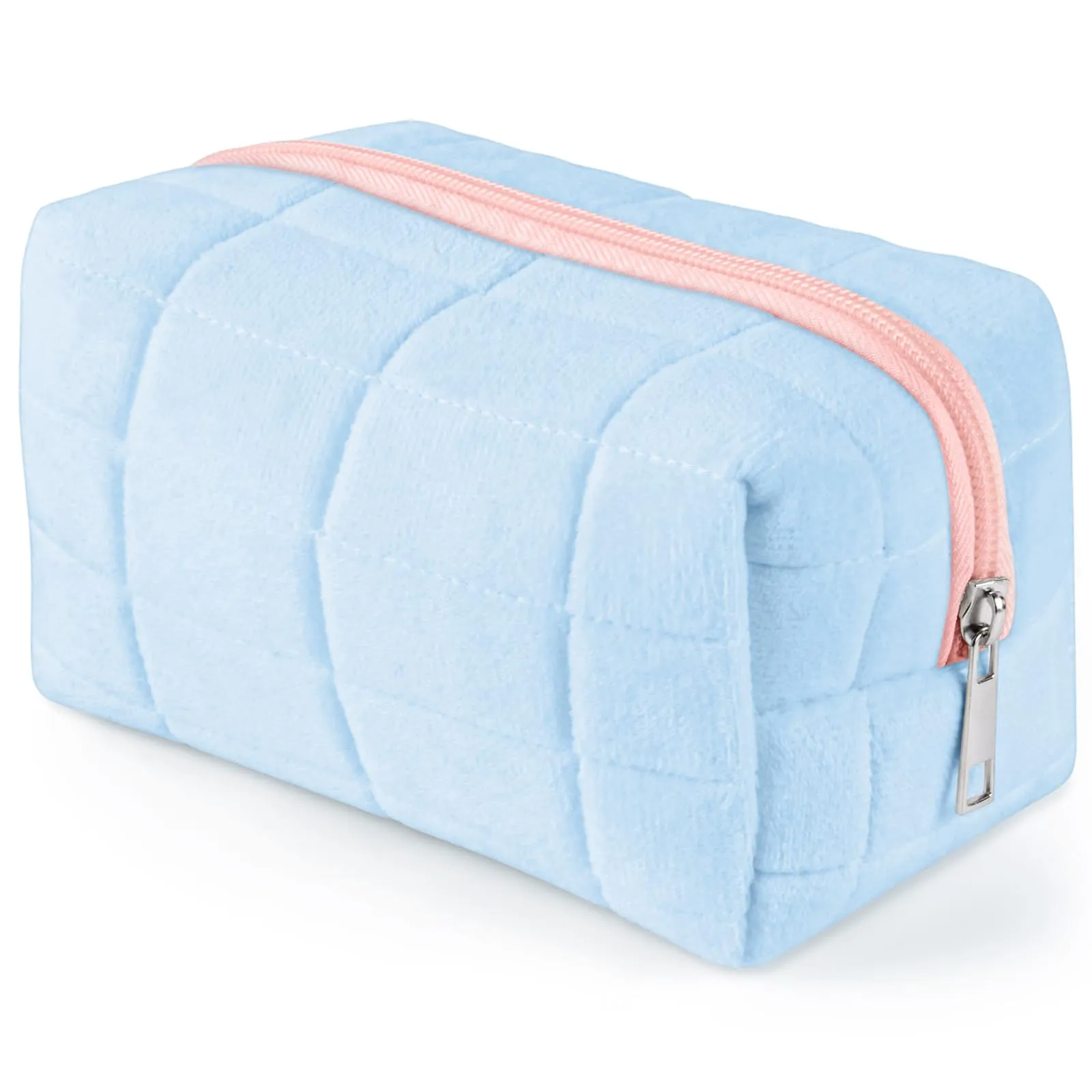 Aucuu Borsa per Cosmetici in Peluche, Borsa da Toilette da Viaggio, Borsa per Trucchi in Peluche, per Cosmetici, per Donne e Ragazze - immagine 1