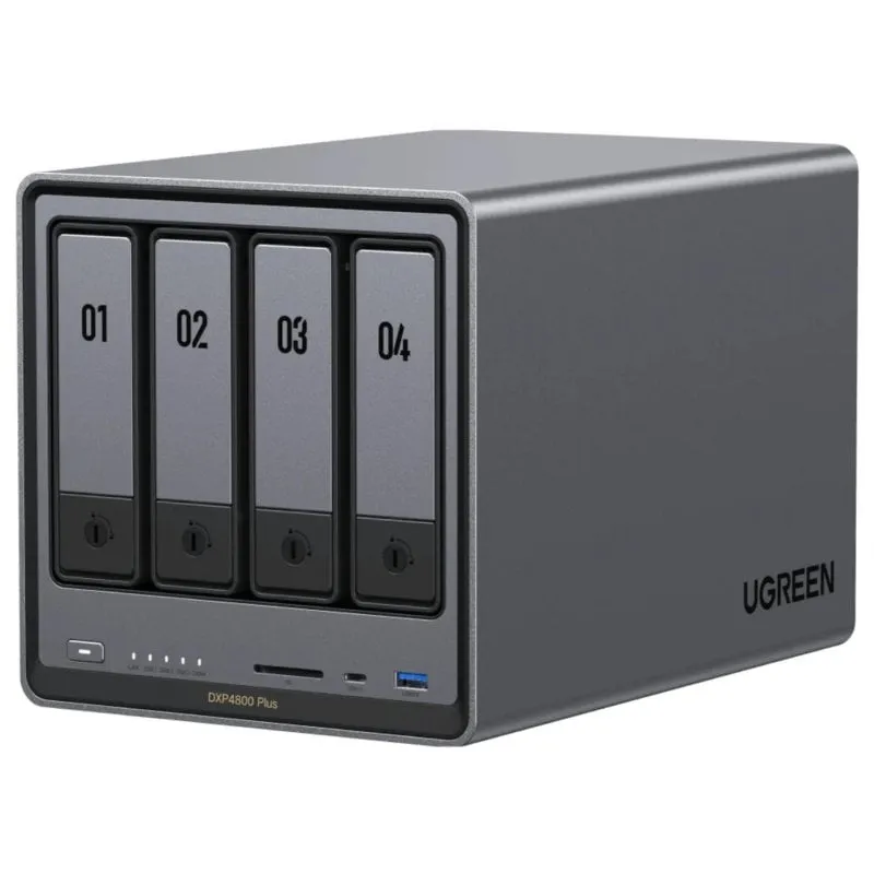 NAS UGREEN NASync DXP4800 Plus Intel Pentium Gold 8505 8GB DDR5 112TB NAS - immagine 1