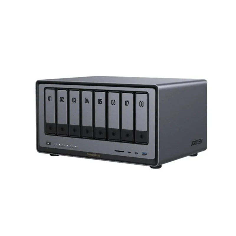 NAS Ugreen NASync DXP8800Plus Intel i5-1235U 8GB DDR5 208TB 10GbE NAS - immagine 1