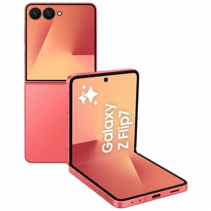 Samsung Galaxy Z Flip7 5G 12GB 512GB 6.9" Rosso Corallo - immagine 1