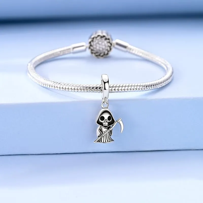 QIKAOLA Ciondolo Bead Charm Perline in argento sterling S925 per bracciali e collane europee per donne - immagine 3