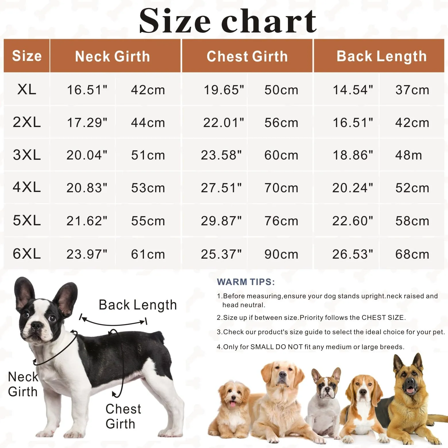 Idepet Cappotto per cani impermeabile Giacca invernale calda, Giacca per cani antivento Abbigliamento per cani Completo per cani di taglia piccola di taglia media con foro per imbracatura XL-6XL - immagine 2
