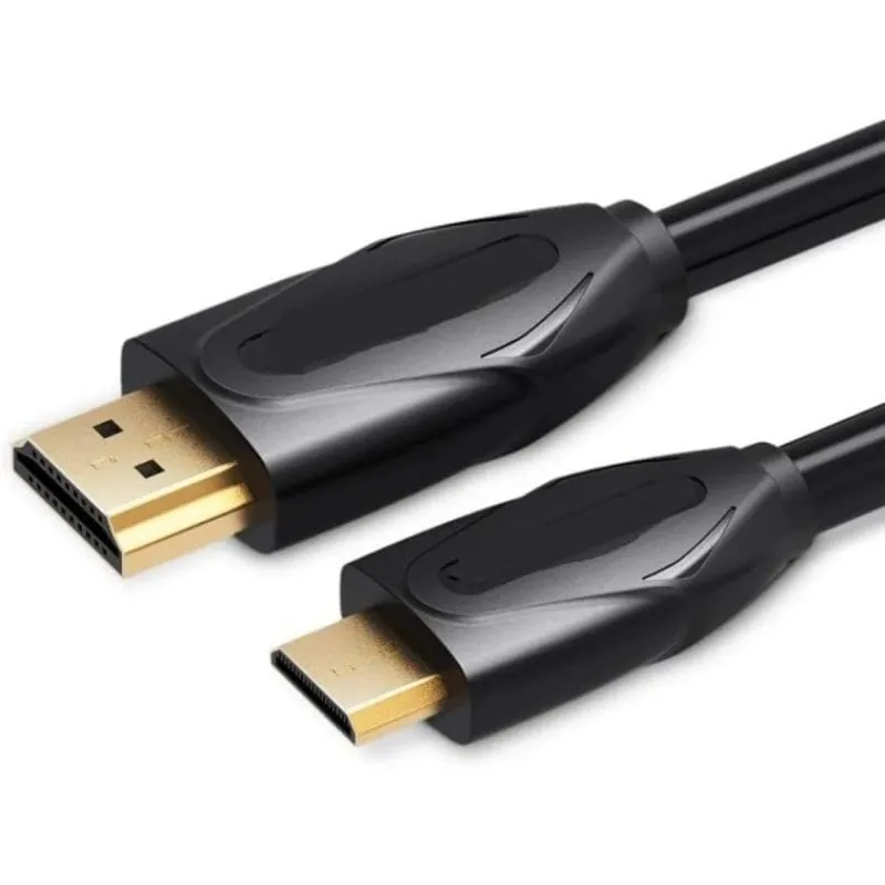 Cavo HDMI Goobay 74083 Tipo A a Tipo C Mini 2m Nero 18 Gbit/s 3D - immagine 1