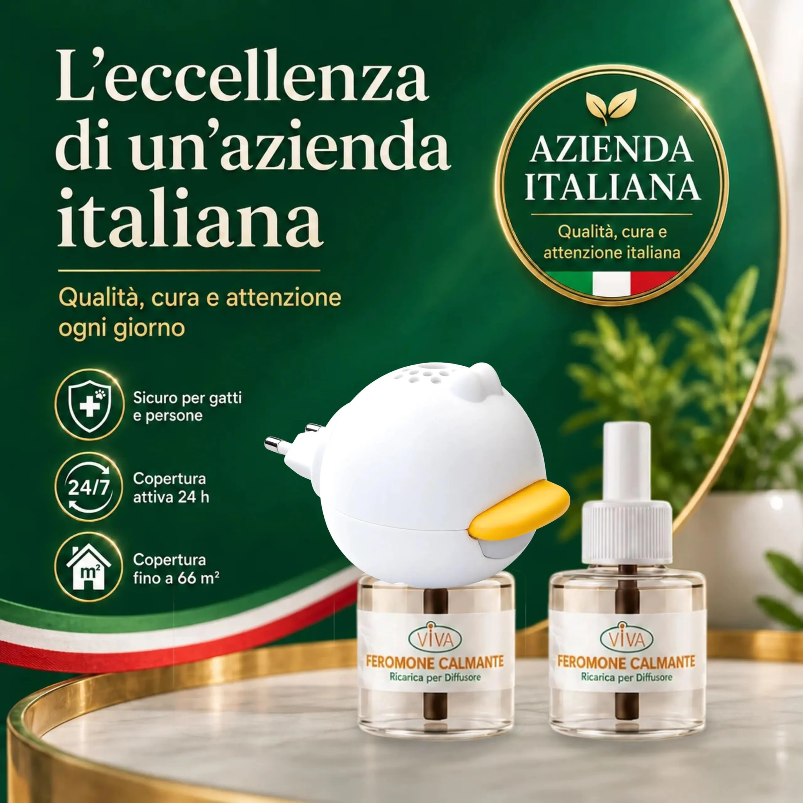 Generico Diffusore Calmante per Gatti, Kit 2 Diffusori + 4 Ricariche 120 Giorni, Calmante Antistress per Gatti Adulti e Cuccioli, Diffusore Feromoni, Aiuta Contro Ansia e Pipì Fuori Lettiera - immagine 9