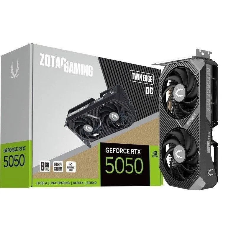 Scheda Grafica Zotac GAMING RTX 5050 Twin Edge OC 8GB GDDR6 Reflex 2 RTX AI DLSS4 - immagine 1
