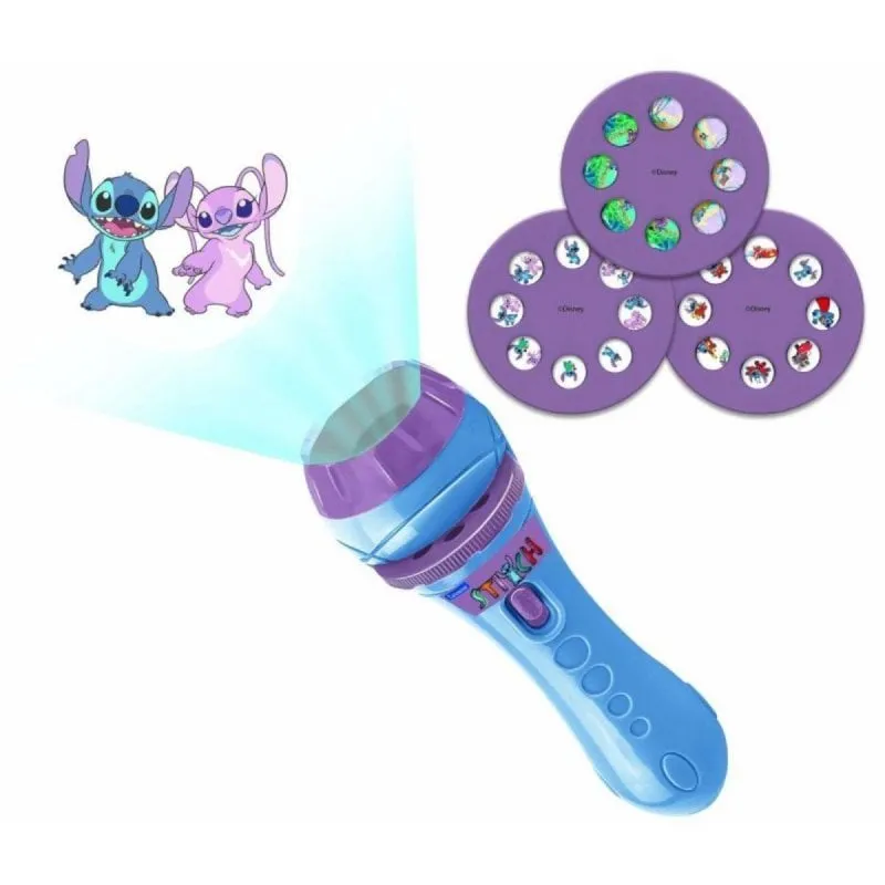Proiettore Disney 100 Anni Lexibook LTC050D 24 Immagini 2 in 1 Linterna LED Blu Viola - immagine 1