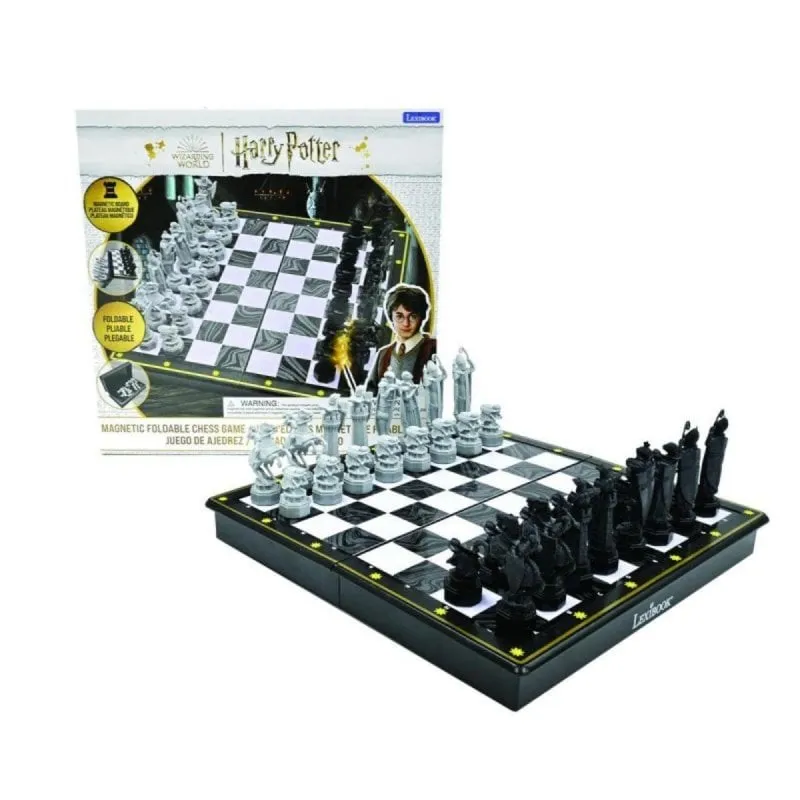 Set di scacchi di Harry Potter, lavagna magnetica pieghevole, 32x32 cm, contenitore interno portatile - immagine 1