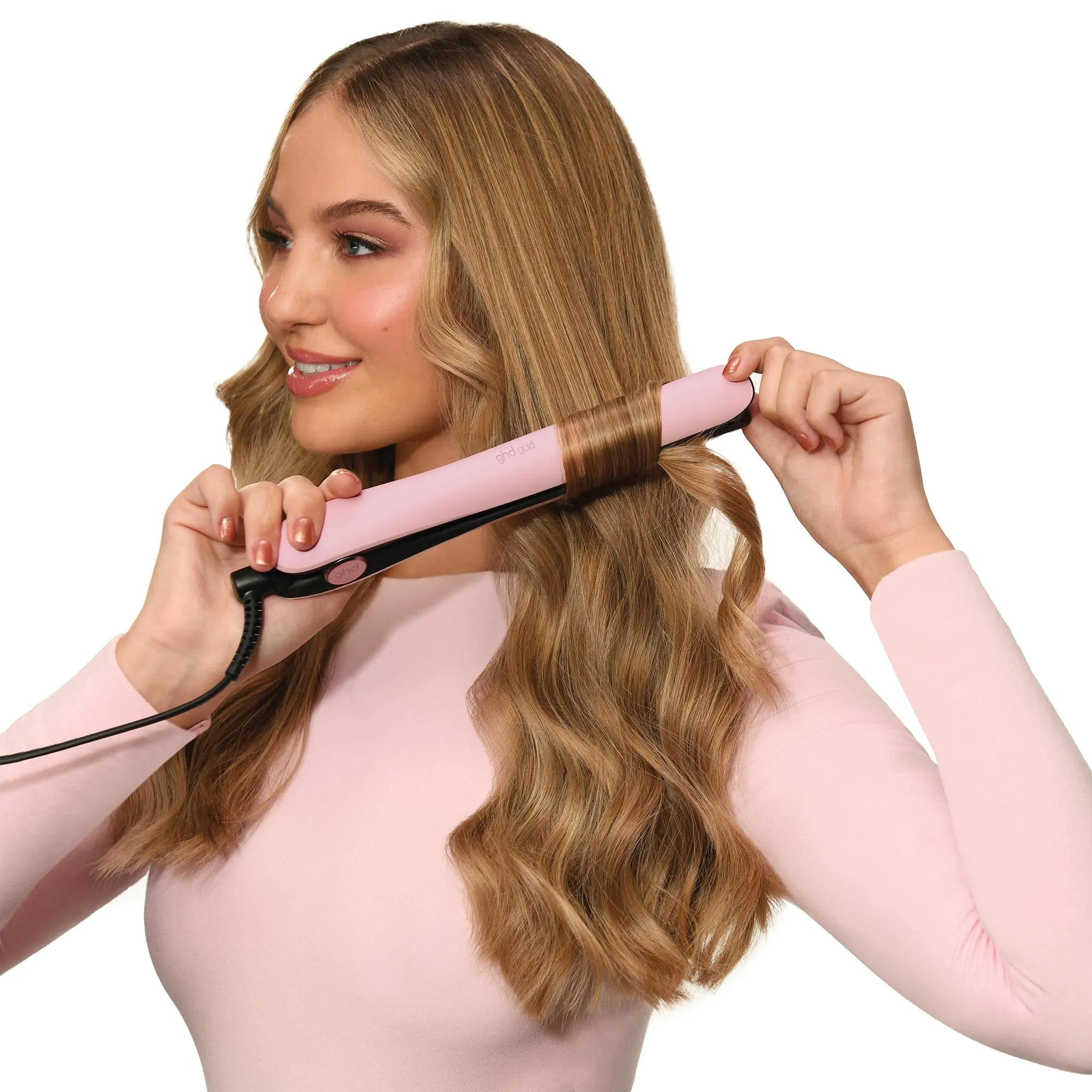 ghd Gold Styler in Edizione Limitata Dusted Pink – con Custodia Termoresistente Coordinata – Styling professionale avanzato per capelli lisci e setosi con maggiore brillantezza – Adatta a tutti i tipi - immagine 4